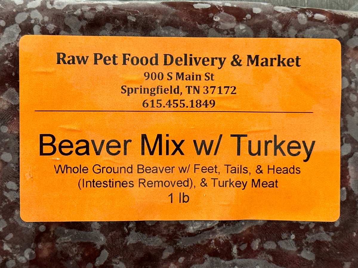Beaver & Turkey Meat Mix rawpetfooddeliverymarket