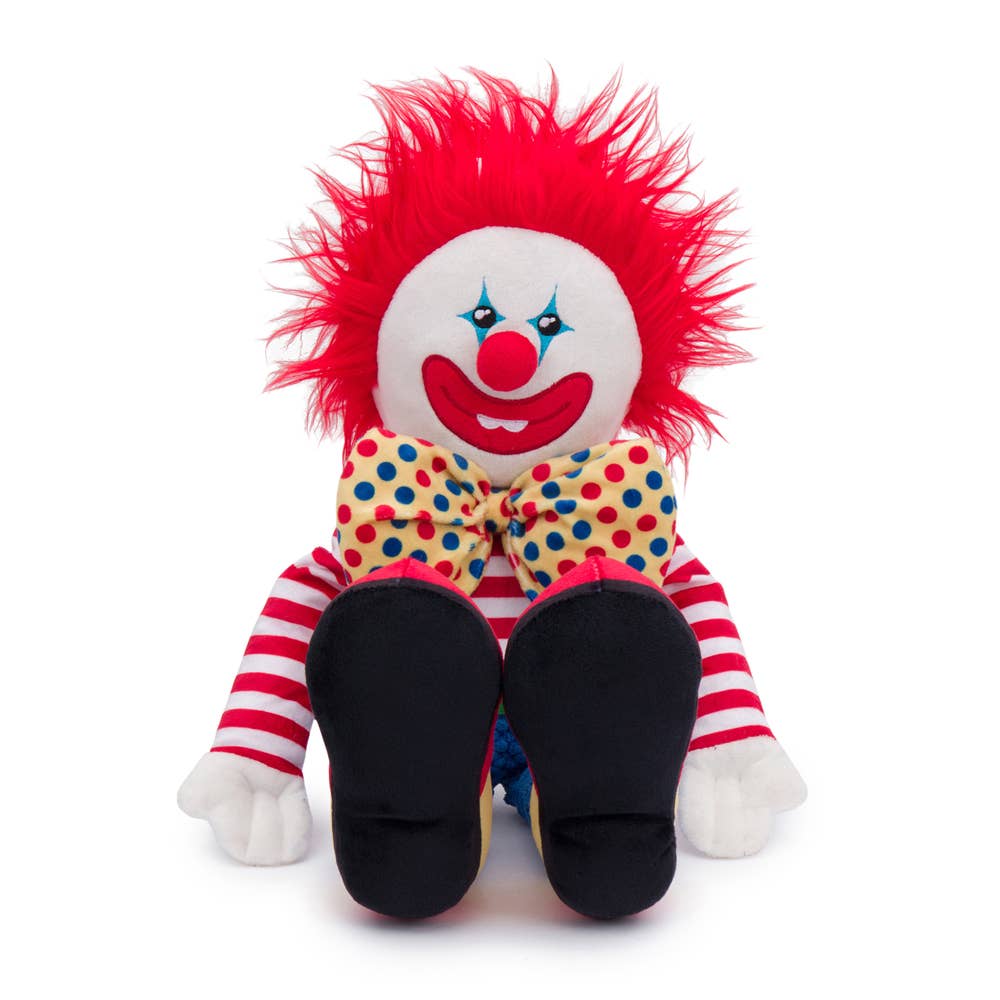 Happy Clown Floppy Dog Toy
