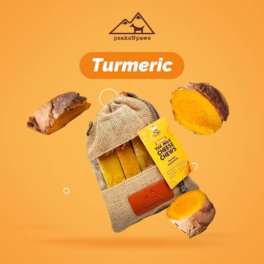 Small Size Turmeric Yak Milk Chews