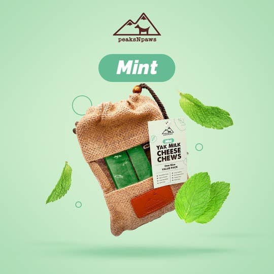 Small Size Mint Yak Milk Chew Single