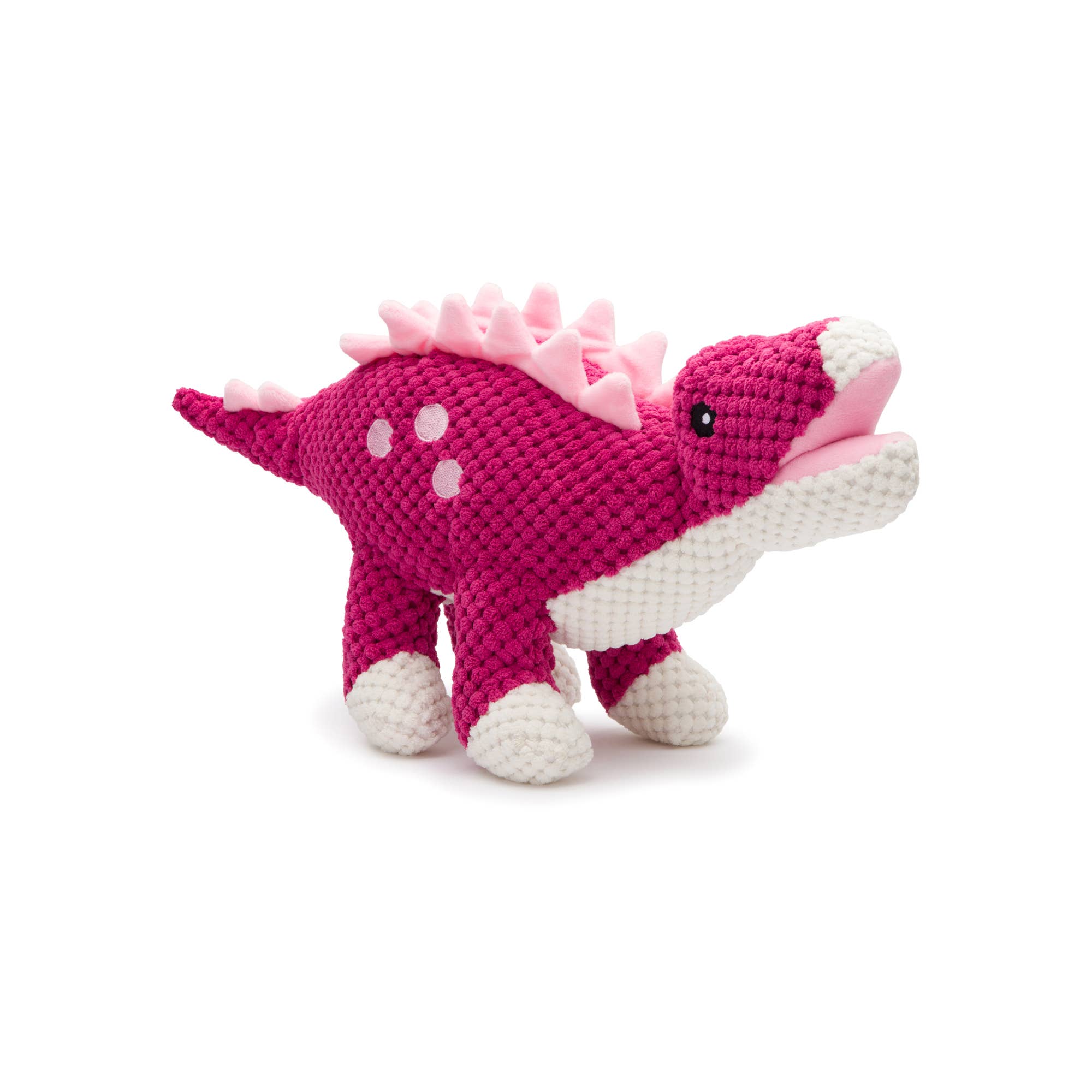 Floppy Stegosaurus Plush Dog Toy