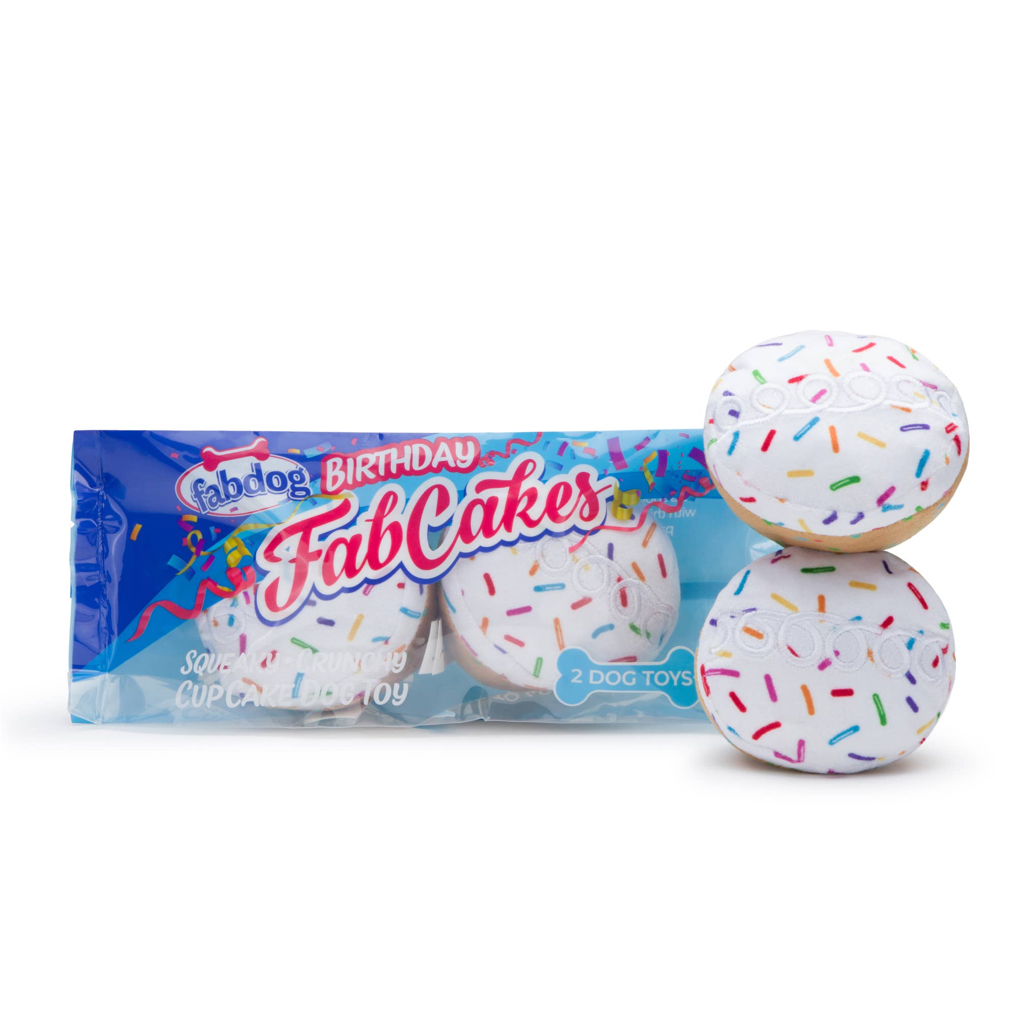 Birthday fabcake Plush Dog Toy