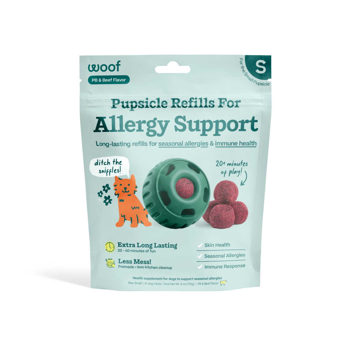 Allergy Support Wellness Pops Refill for Pupsical