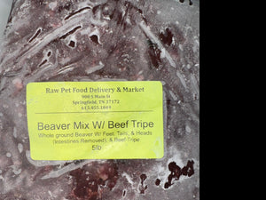 Beaver & Beef Tripe Mix