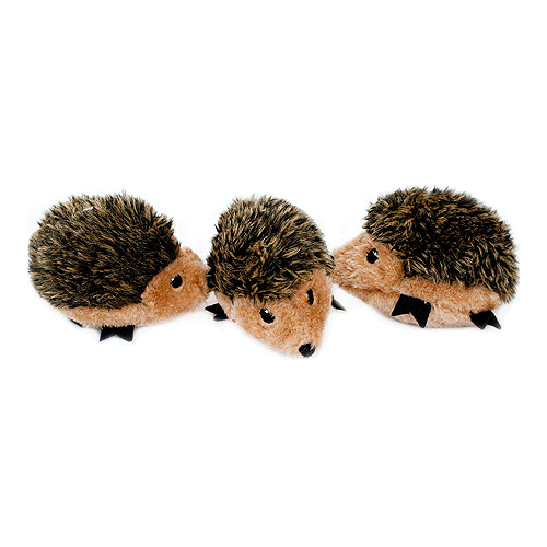 ZIPPYPAWS Zippy Miniz 3-Pack Hedgehogs