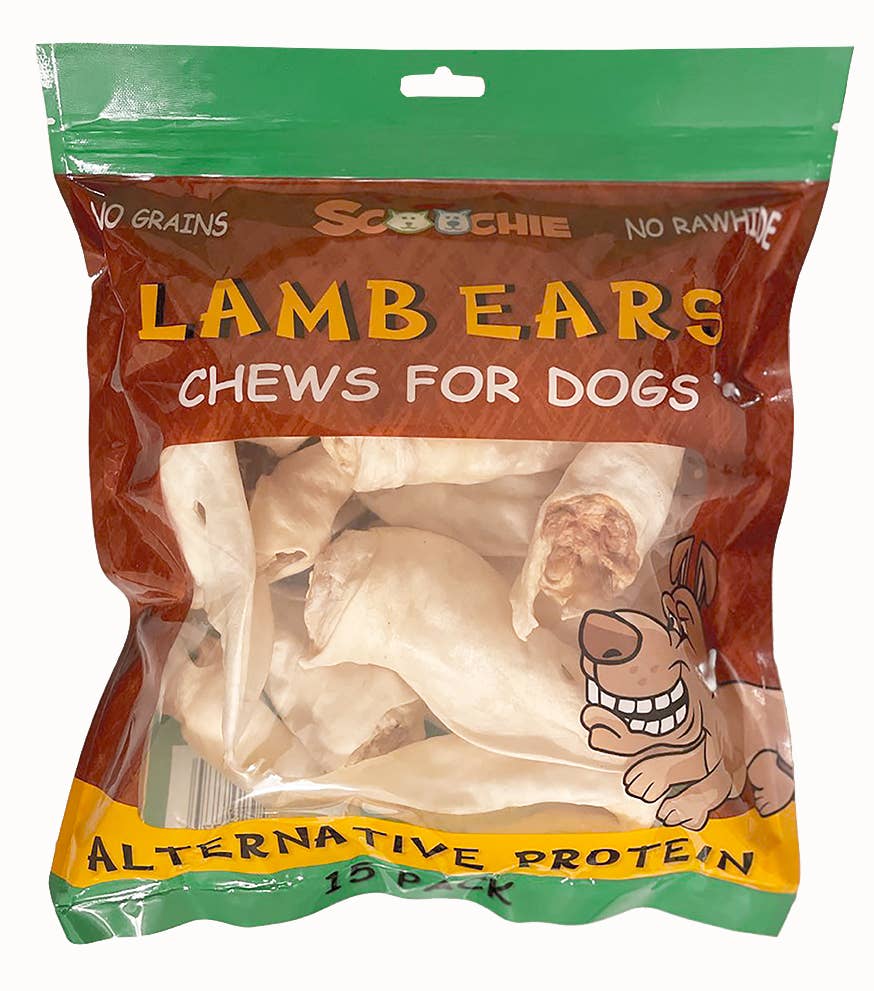 Lamb Ear 15 Pack Dehydrated Treat