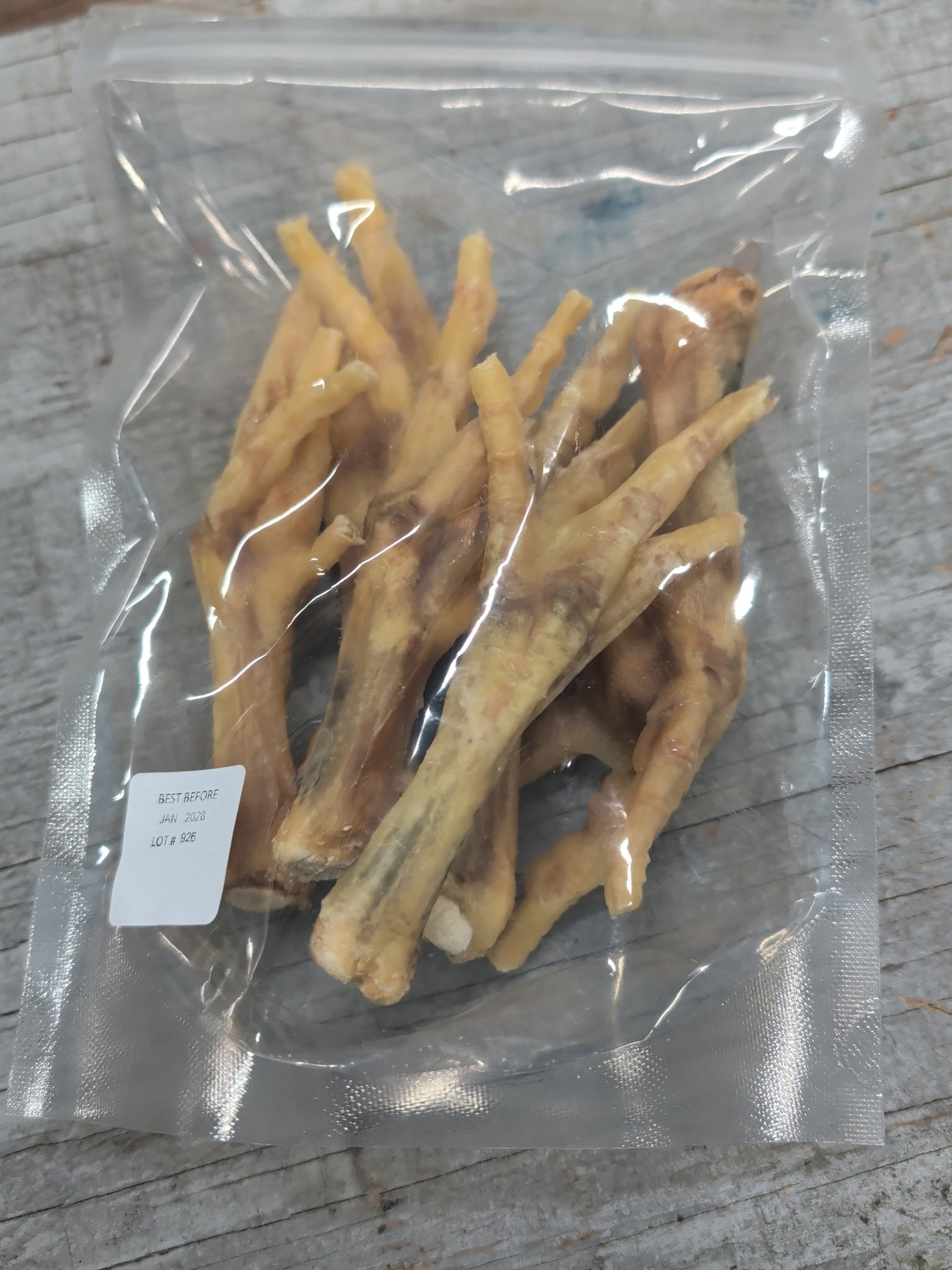 Chicken Feet **Dehydrated PET CANDY Treat Chicken Foot