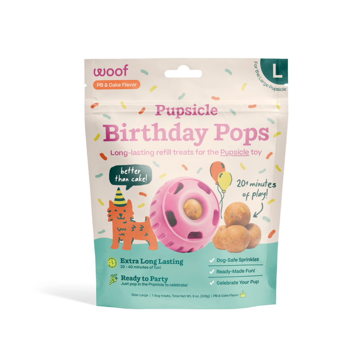 Birthday Pops Refill for Pupsicle