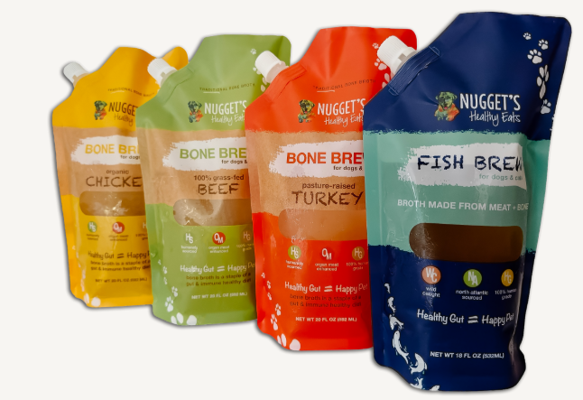 Bone Brew Bone Broth BEEF CHICKEN TURKEY or FISH by Nuggets