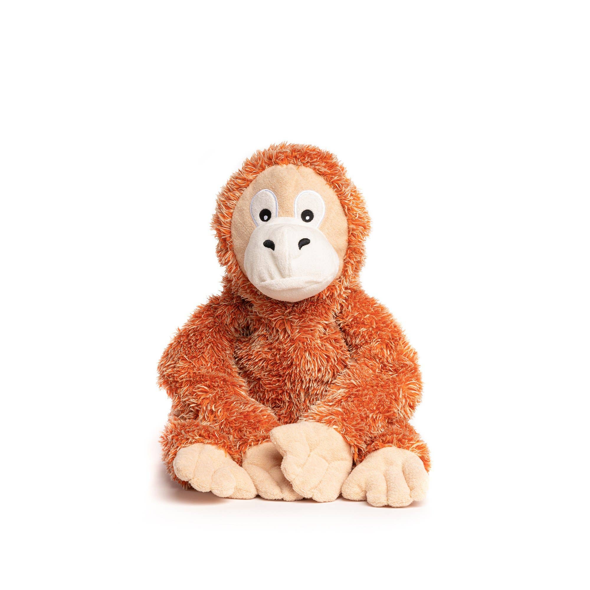 Fluffy Orangutan Plush Dog Toy