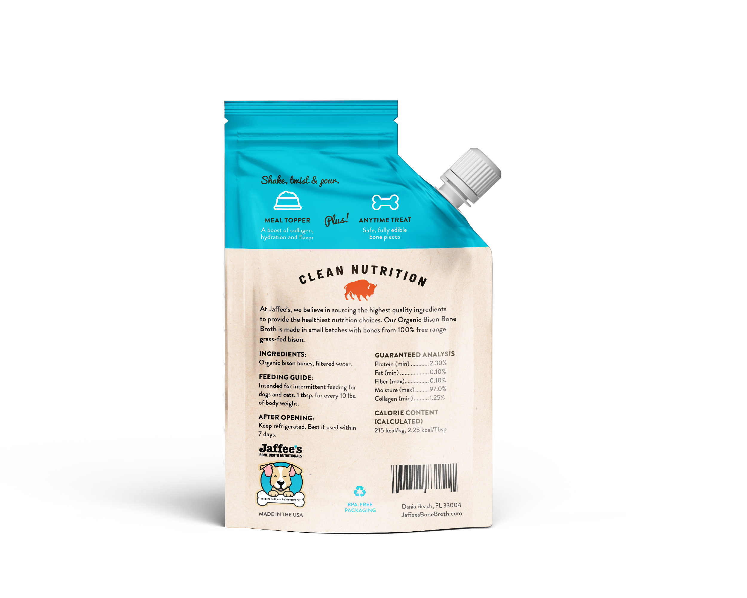 BISON Bone Broth - 20 oz Pouch