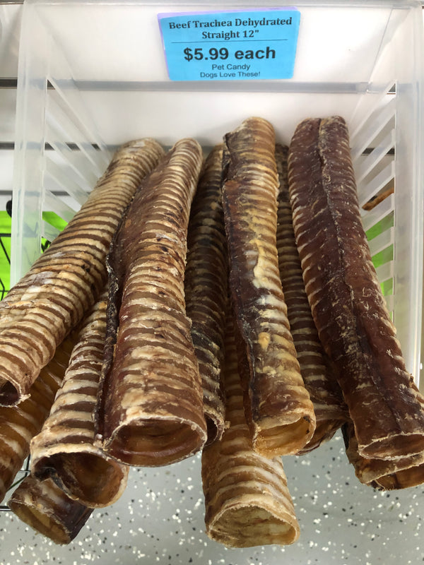 Beef Trachea Straight Dehydrated Treat