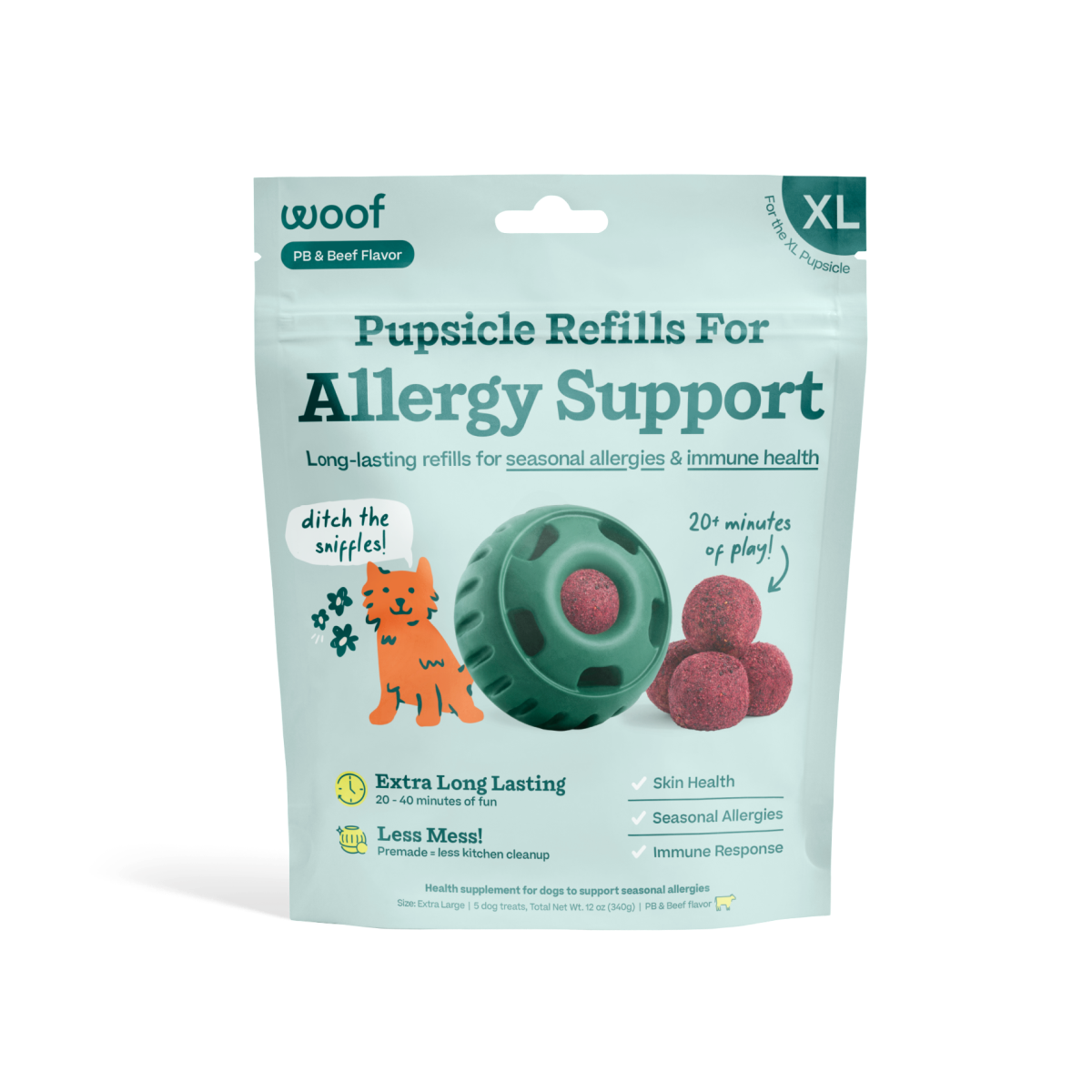 Allergy Support Wellness Pops Refill for Pupsical