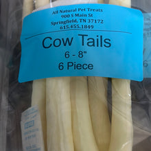 Load image into Gallery viewer, Beef Tail Chew Treat 4&quot;, 6&quot; &amp; 12&quot; Cow tail
