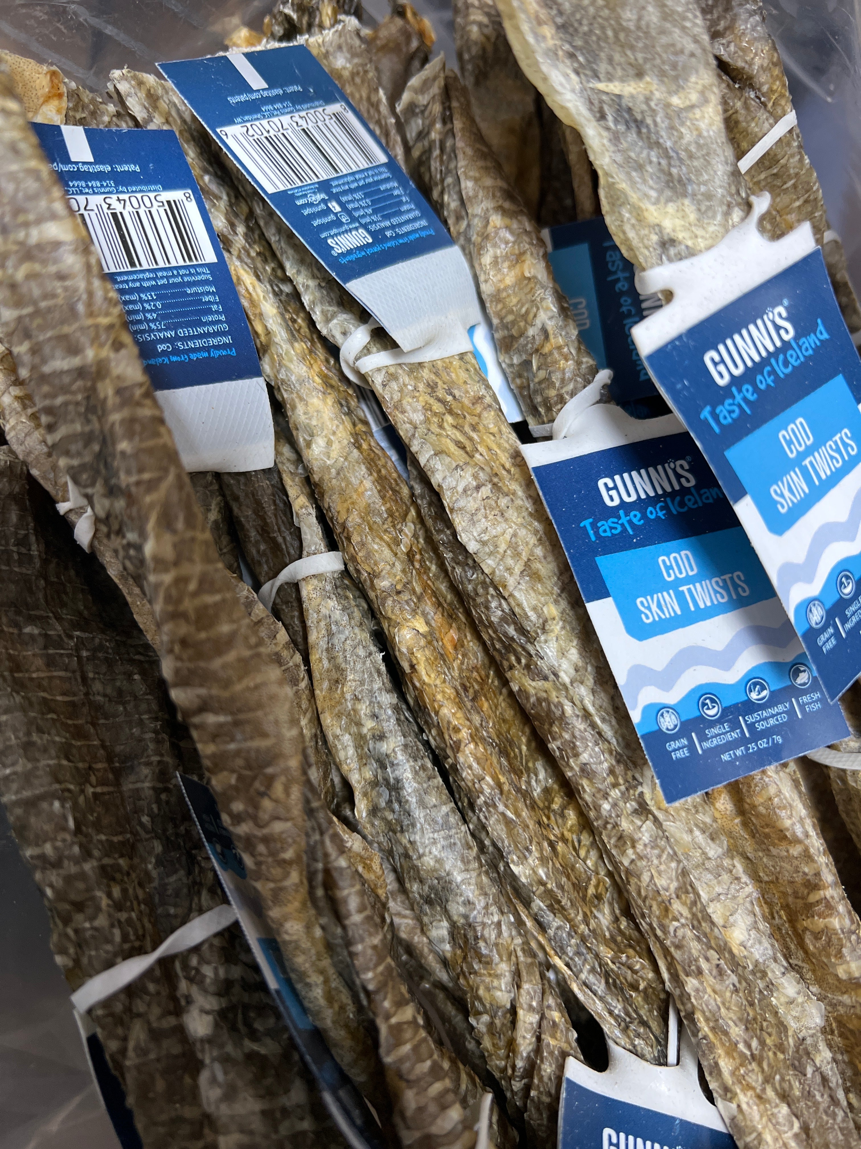 Codfish Skin Rolls 6-10 Inch
