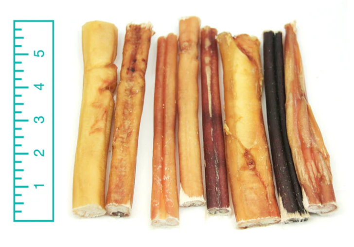 BULLY STICKS ASSORTED Odor Free 6" & 12" length