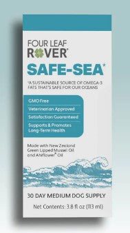 FOUR LEAF ROVER SAFE-SEA Green Lipped Mussel Oil for Dogs