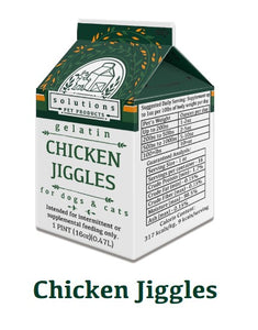 Solutions Jiggles Chicken Flavor Frozen