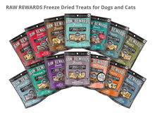 Load image into Gallery viewer, Treats by Raw Rewards NWN Treat 14+ proteins Freeze Dried

