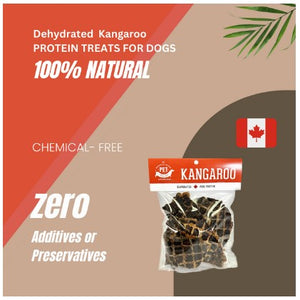 Kangaroo Treat for Dogs & Cats 80g Dehydrated Protein