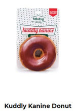 Load image into Gallery viewer, fab dog Kuddly Kanine Donut Dog Super Squeaky Toy!
