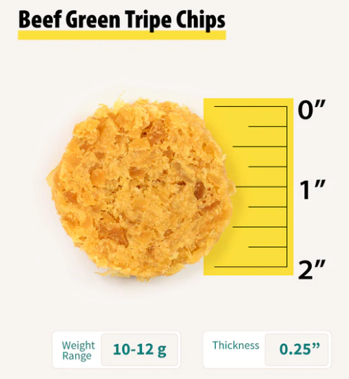 Green Tripe - Chips - Natural Dehydrated