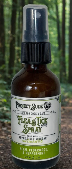 PROJECT SUDZ Flea and Tick Relief Spray 2oz.