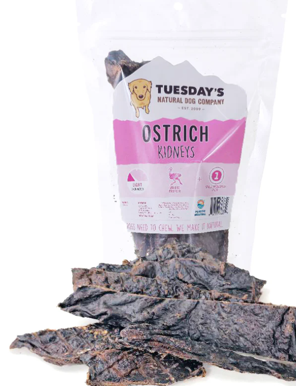 Ostrich Kidney ONLY by Tuesday's Natural Dog Company (Copy)