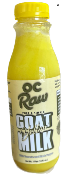 Goat Milk from OC Raw Four varieties
