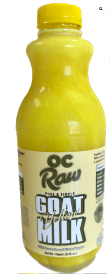 Goat Milk from OC Raw Four varieties