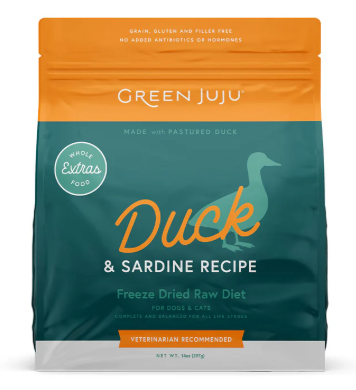 DUCK & Sardine Recipe - Freeze-Dried - Green JuJu