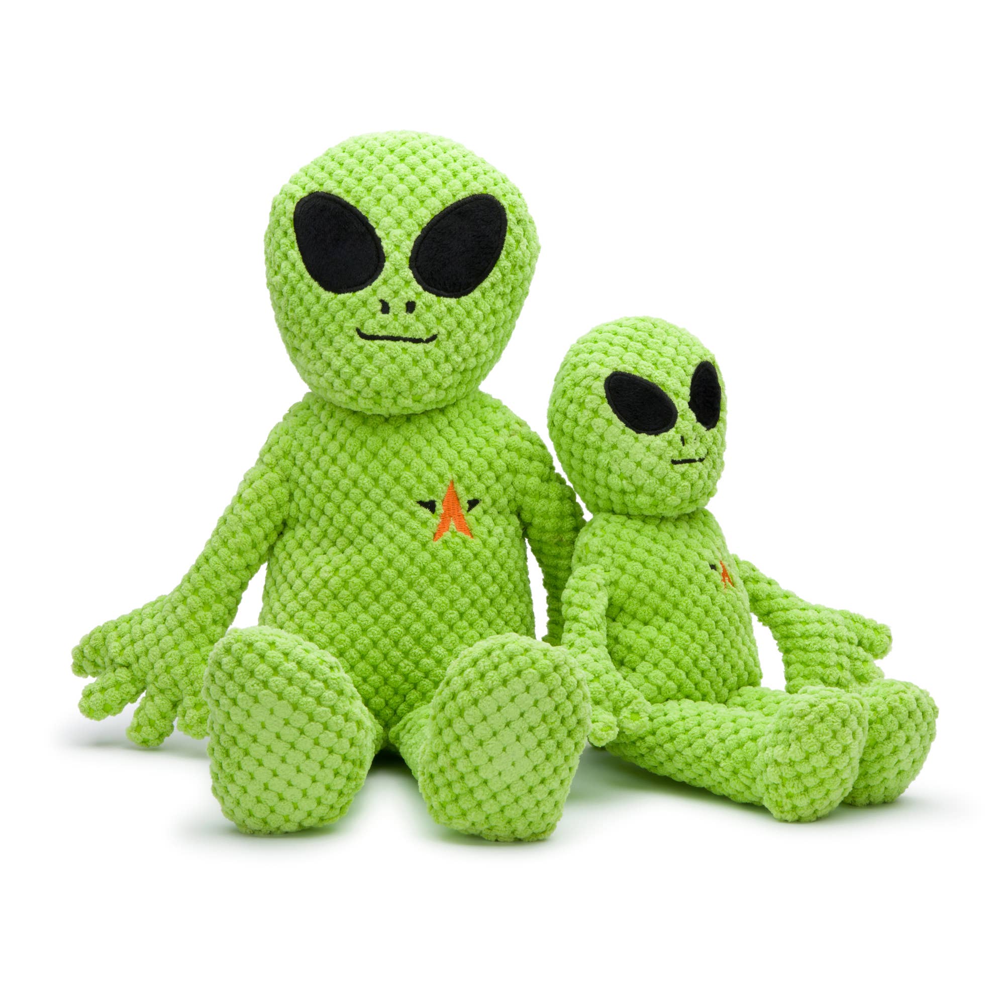 Alien Floppy Plush Dog Toy