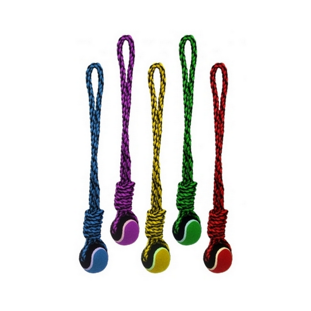 Multipet Nuts For Knots Rope w/Ball - 20in