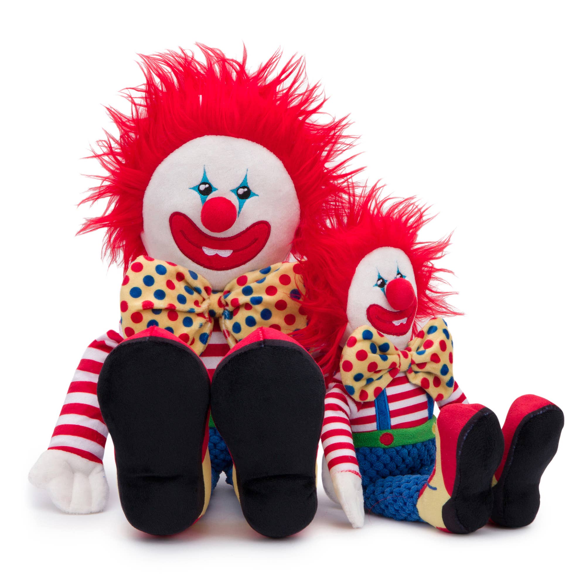 Happy Clown Floppy Dog Toy