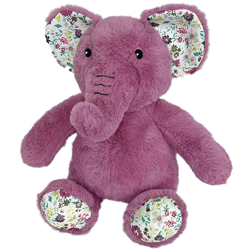 Elephant - Lavender Plush 15"