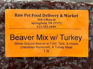 Beaver & Turkey Meat Mix