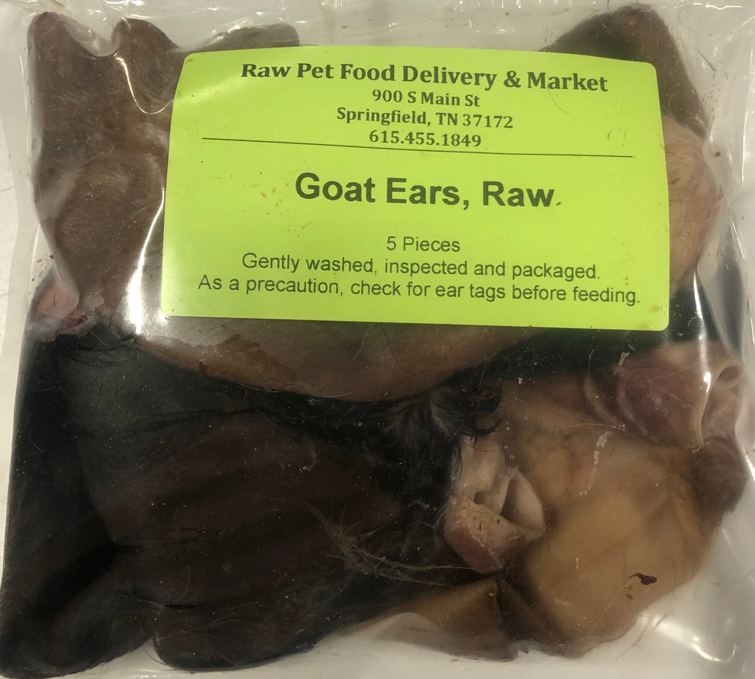 Goat Ears - Raw, Whole