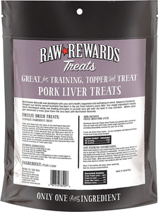 Freeze Dried New Zealand Pork Liver by Raw Rewards NWN