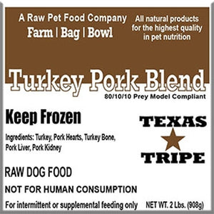 Turkey & Pork Blend from Texas Tripe