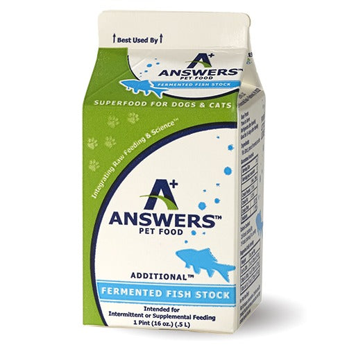 Answers Fish Stock/Broth Fermented Frozen