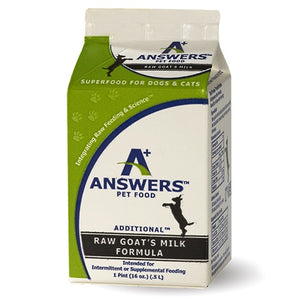 Answers Goat's Milk Raw Frozen