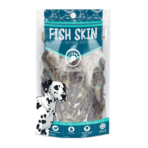 Twisted Rolled Cod Skin PET CANDY **Dehydrated Treat**