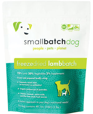 Small Batch Dog Food Freeze Dried Sliders - LAMB