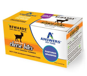 Answers Raw Goat's Milk Cheese Treat 5 Flavors Available Frozen