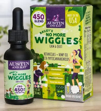 Load image into Gallery viewer, AUSTIN and KAT Baileys NO MORE WIGGLES Premium Hemp Oil, Powder or Chews
