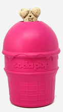 Load image into Gallery viewer, SODA PUP ICE CREAM CONE Durable Rubber Chew Toy, Treat Dispenser, Reward Toy, Tug Toy, and Retrieving Toy
