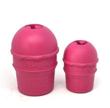 Load image into Gallery viewer, SODA PUP ICE CREAM CONE Durable Rubber Chew Toy, Treat Dispenser, Reward Toy, Tug Toy, and Retrieving Toy
