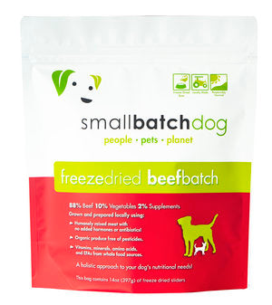 Small Batch Dog Food Freeze Dried Sliders - BEEF