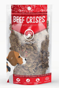 Tickled Pet Beef Lung Crisps PET CANDY **Dehydrated Treat**