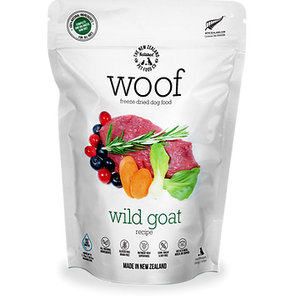 New Zealand Natural WOOF Dog Food Freeze Dried - WILD GOAT